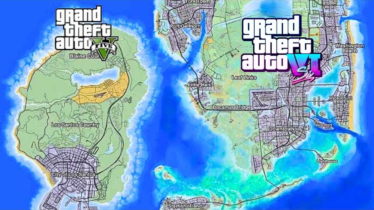 GTA 6 Map Size Bigger Than GTA 5