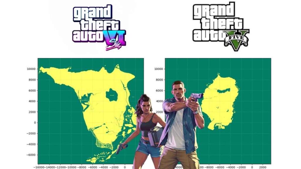 GTA 6 Map Size Comparison Bigger Than GTA 5