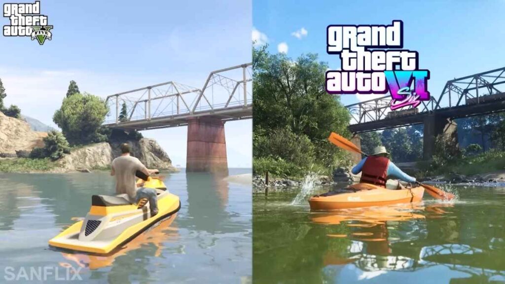 GTA 6 vs GTA 5 graphics comparison reveals stunning upgrades